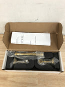 Newport Brass 34-28/03N Double Post Tissue Holder from the Aylesbury and Jacobean Collections - Polished Brass Uncoated (Living)