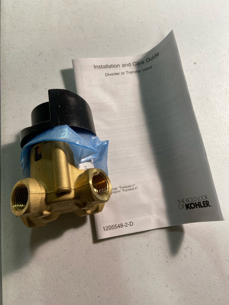 Kohler K-728-K-NA 3/4 in. In-wall 2- or 3-Way Transfer Valve