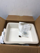 Kohler K-8189-96 Verticyl 17-1/8" Rectangular Vitreous China Undermount Bathroom Sink with Overflow - Biscuit