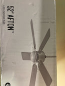 Hinkley Lighting 903552FCW-LIA Afton 52" Indoor 5 Blade Ceiling Fan with Integrated LED - Chalk White
