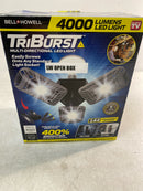 Bell + howell 7090 TriBurst 10.5 in. 144 High Intensity LED 4000 Lumens Flush Mount Ceiling Light with 3 Adjustable Heads