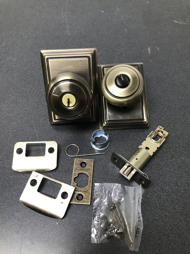 Schlage Lock Company F51AAND609ADD F51A Andover 609 ADD 16211 10063 Addison Deco Rose Entry