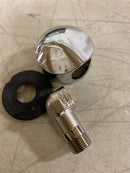 Hansgrohe 27458003 FixFit Wall Supply Elbow with Check Valve - Chrome