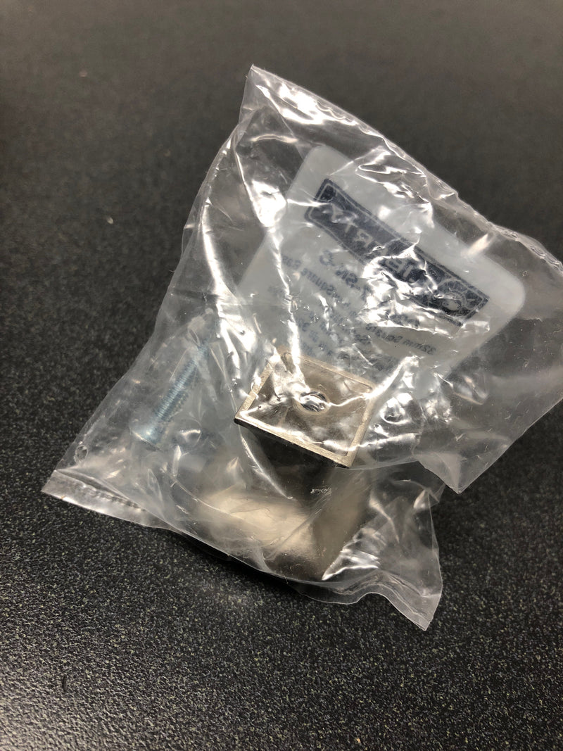 Liberty 32mm square knob with square base, available in multiple colors