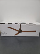 MinkaAire F787-WHF Simple 52" 3 Blade Indoor / Outdoor Energy Star Ceiling Fan with Remote Included - Flat White