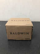 Baldwin SCCSD044 Contemporary Square Single Cylinder Keyed Entry Deadbolt - Satin Brass