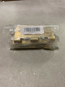 Deltana DE44058TT 4 x 4 Plain Bearing 5/8" Radius Corner Full Mortise Hinge - Pair - Brushed Brass