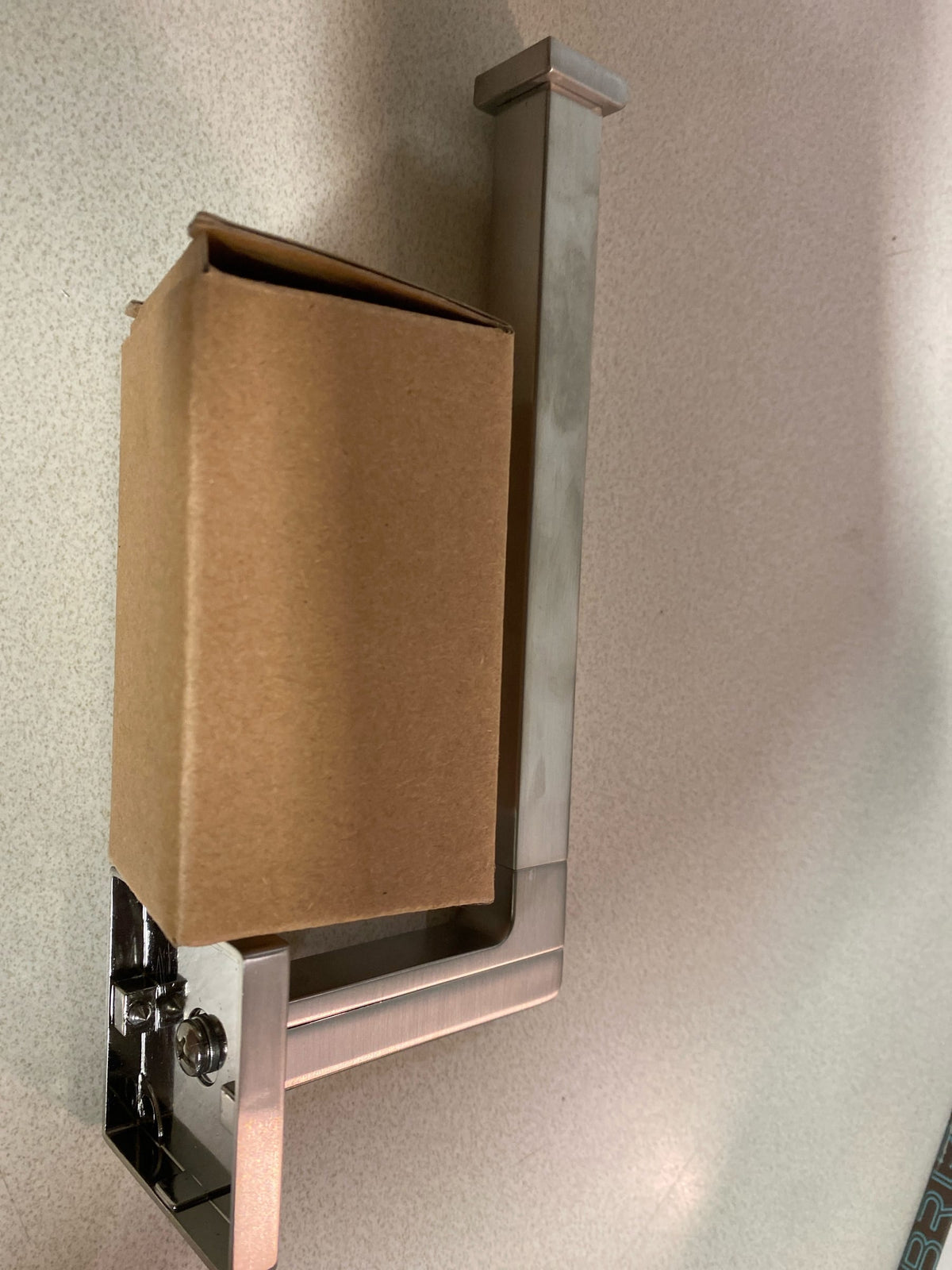 Brizo 695022-NK Frank Lloyd Wright Wall Mount Single Post Toilet Paper Holder - Luxe Nickel