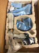 Kohler 27121-4-BL Parallel Two-Handle Deck-Mount Bath Faucet, Matte Black