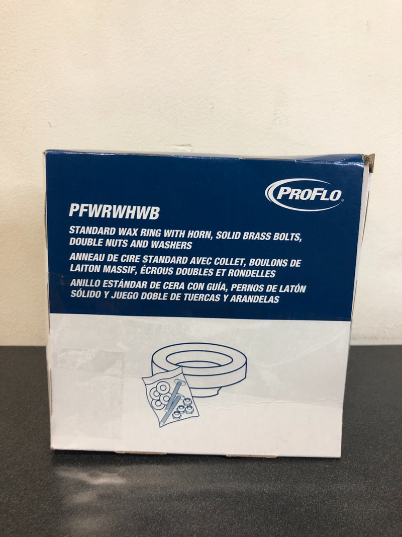 PROFLO Wax Ring with Horn and Bolt Kit