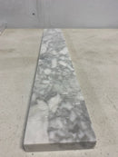 Wyndham Collection WCFVCA1SSCW 21-1/4" x 3" Sidesplash - White Carrara Marble