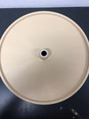 Rev-A-Shelf 3072-18-15-52 Value Line Plastic 2-Shelf 18" Full Circle Lazy Susan for Corner Wall Cabinets - Almond