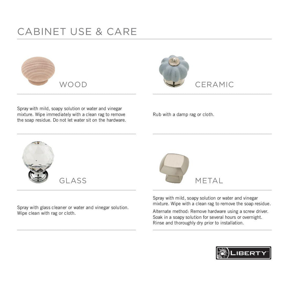 Liberty 30mm perimeter knob, available in multiple colors