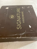 Signature Hardware 447228 Greyfield 6-1/2" Wall-Mounted Towel Ring - Polished Nickel