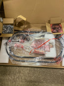 Zevni Z-P8IEFYII-4824 4-Light Farmhouse Lantern Dark Gold Dining Room Chandelier, Mid-Century Modern Chandelier, Black Cage Pendant Light