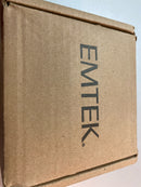 Emtek 5112STUUS10BLH Stuttgart Left Handed Passage Door Lever Set with Modern Rectangular Rose from the Brass Modern Collection - Oil Rubbed Bronze