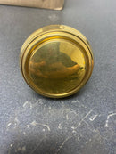 Baldwin 5068031PASS 5068 Passage Door Knob Set with 5070 Rose from the Estate Collection - Non-Lacquered Brass