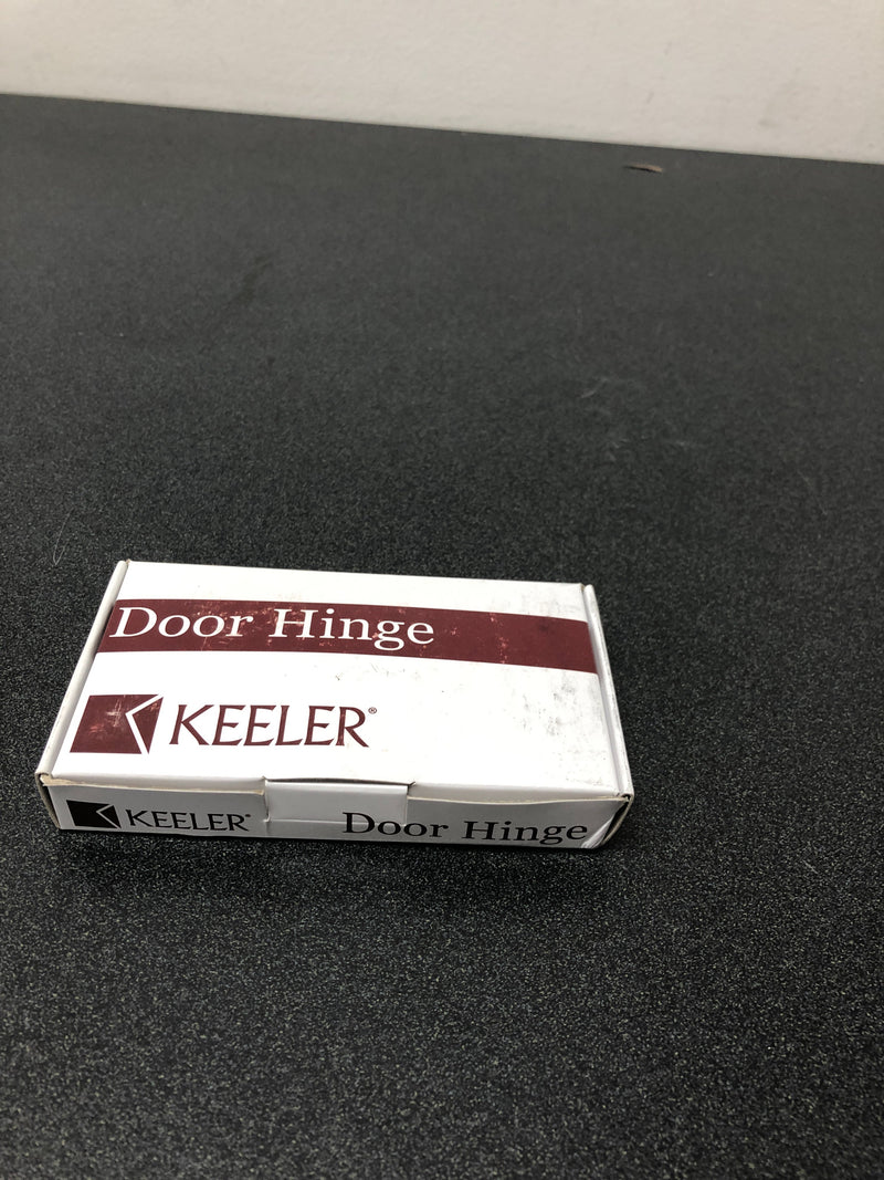 Hickory Hardware 70303-9151 Solid Stainless Steel 4" X 4" - 5/8" Radius Corner Plain Bearing Arc Pattern 8 Hole Door Hinge - Brushed Stainless Steel