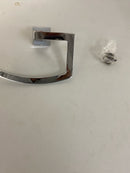 Signature Hardware SHVLTRCP Vilamonte 6-1/2" Wall-Mounted Towel Ring - Chrome