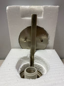Minka Lavery 1921-84 Shyloh Vanity Bath Light, 1-Light, 60 Total Watts, 4.88-in H x 9.13-in W, Brushed Nickel