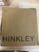 Hinkley Kube Extra Small Outdoor Flush Mount Ceiling Light - 120v/277v, Aluminum, Etched Lens, Integrated LED, Dark Sky Compliant - Bronze Finish