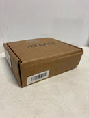 Emtek 5059STUUS4LH Stuttgart Left Handed Non-Turning Two-Sided Dummy Door Lever Set with Disk Rose from the Brass Modern Collection - Satin Brass