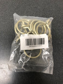 Rod desyne 1923-03 Light Gold Steel Curtain Rings (Set of 10)