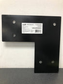 National Hardware N800-215 5" x 11-1/4" x 11-1/4" Decorative L Strap from the Indio Collection - Black