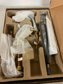 Signature Hardware SHWSCPR807ZBN Provincetown 1.2 GPM Widespread Bathroom Faucet with Metal Lever Handles and Pop-Up Drain Assembly - Brushed Nickel