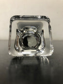 Amerock BP36653CG10 Glacio 1-3/8 Inch Square Cabinet Knob - Crystal / Satin Nickel