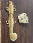 Emtek Surface Bolt 12 Finish Options and 3 Size Options 8511US4 (6", Satin Brass US4)