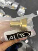 Alno A716-1-PB/NL Moderne 1" Round Flat Disc Mushroom Solid Brass Cabinet Knob Drawer Knob - Unlacquered Brass