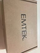 Emtek 2156US4138 Narrow Modern Rectangular 7-1/4 Inch Inactive Dummy Mortise Pocket Door Pull for 1-3/8" Thick Doors - Satin Brass