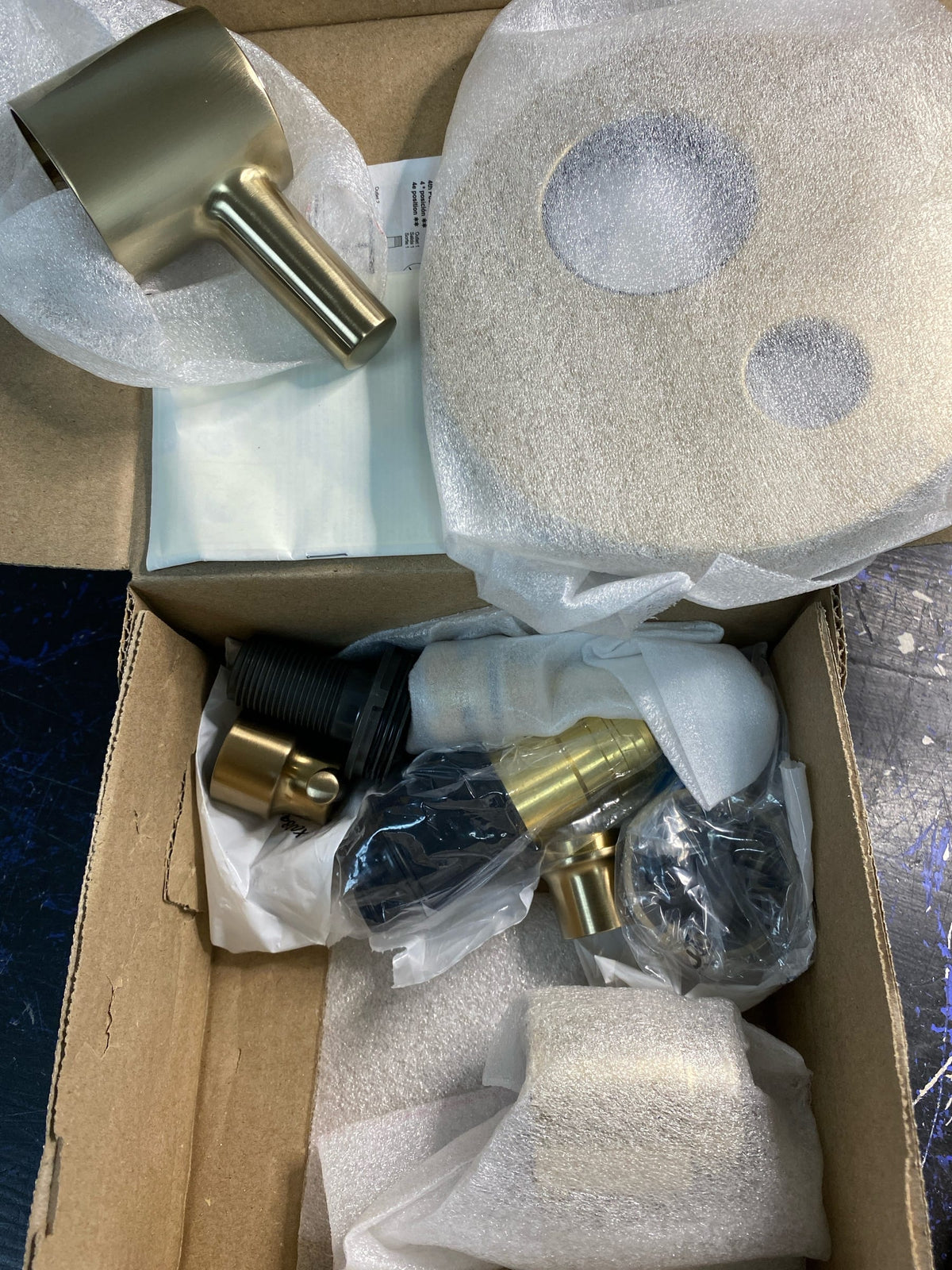 Delta T27T859-CZ Trinsic 17T Series Thermostatic Valve Trim with Integrated Volume Control and 3 Function Diverter for Two Shower Applications - Less Rough-In - Champagne Bronze