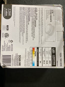 Commercial electric C01126401A 7 in. Matte White Slim LED Flush Mount 854 Lumens Soft White 3000K Indoor Bedroom Closet Kitchen Lighting (2-Pack)