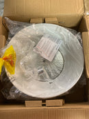 Golden Lighting 3602-14 AB-WH Duncan 2 Light 14" Wide Flush Mount Ceiling Fixture - Aged Brass / White