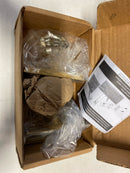 Emtek 8521OTUS3 Old Town Non-Turning Two-Sided Dummy Door Knob Set with Rectangular Rose from the Brass Crystal Collection - Polished Brass