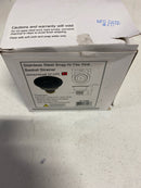 Kingston Brass K112MB Tacoma Kitchen Sink Basket Strainer, Matte Black 4.44 x 4.44 x 3.81