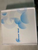 Bwe A-9H7802-B-12 1-Spray Patterns 12 in. Single Wall Mount & Ceiling Mount Square Rain Fixed Shower Head in Matte Black