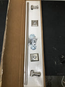 Emtek 29028US15 Transitional Brass 30 Inch Towel Bar - Satin Nickel