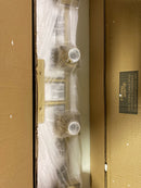 Elegant Lighting LD7312W32BRA Merrick 4 Light 9" Tall Bathroom Sconce - Brass / Clear