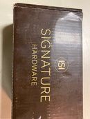 Signature Hardware 953921 Drea 6 Function Diverter Valve Trim Only with Single Lever Handle - Less Rough In - Matte Black