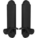 Emtek 5308US19 Cortina Lever (RH)Annapolis Single Cylinder Keyed Entry Set - Flat Black