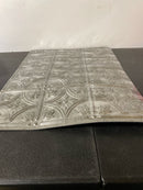 Fasade B50-21 18.25 in. x 24.25 in. Crosshatch Silver Traditional Style