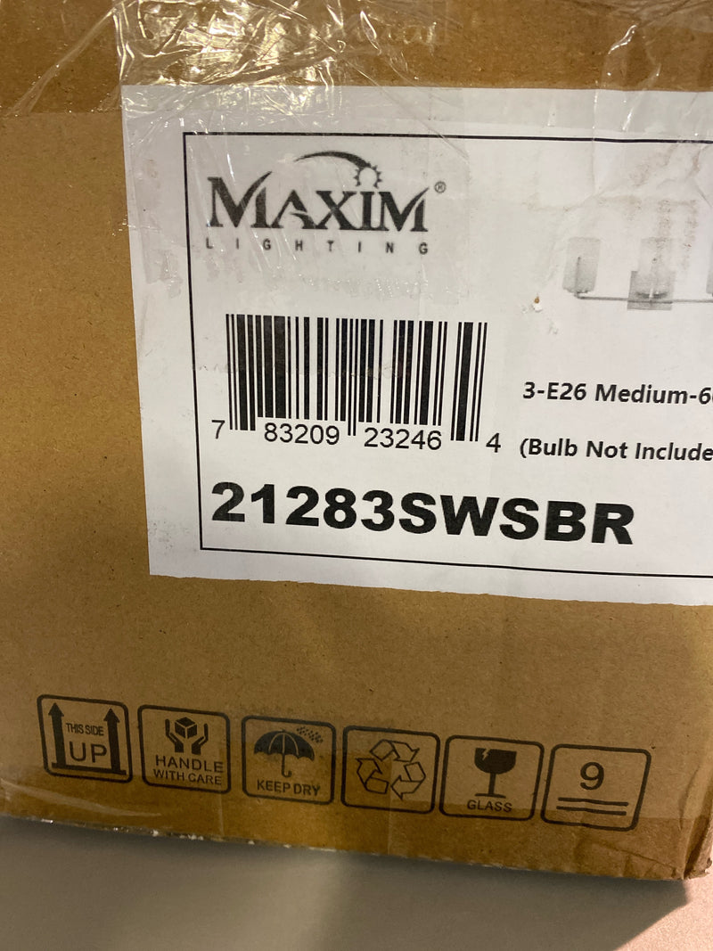 Maxim 21283SWSBR Dart 3 Light 21" Wide Bathroom Vanity Light - Satin Brass