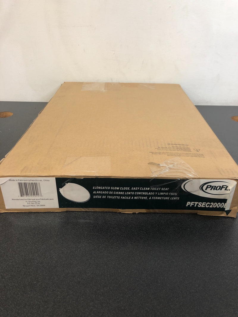 PROFLO Elongated Closed-Front Slow Close Toilet Seat and Lid
