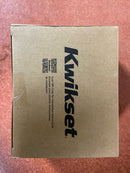 Kwikset 730MILSQT-514 Milan Privacy Door Lever Set with Square Rose - Matte Black