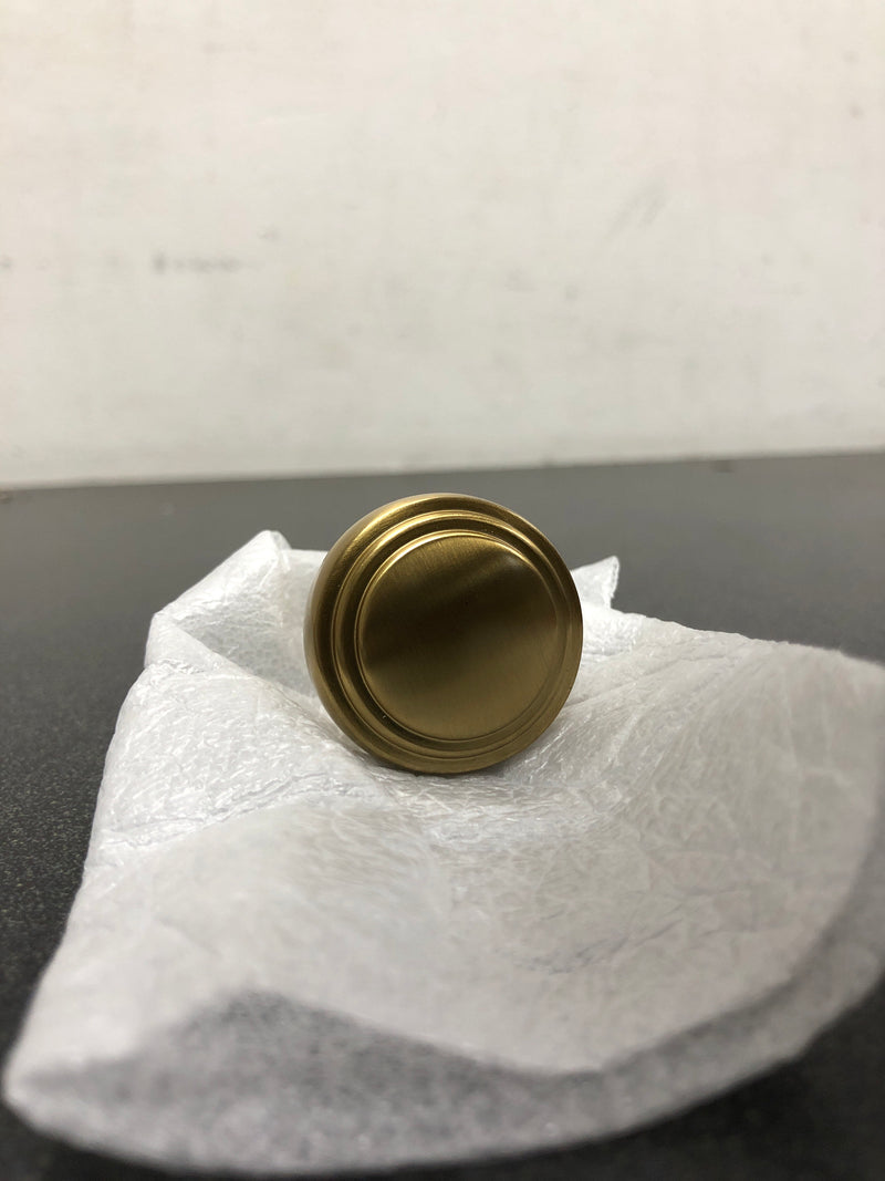 Amerock BP36765BBZ Winsome 1-1/4 Inch Mushroom Cabinet Knob - Golden Champagne