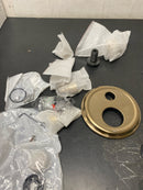 Delta T27897-CZ Cassidy Gold 2-Handle Wall-Mount Valve Trim Kit with 3-Setting Int Div in Champagne Bronze (Valve not Included)