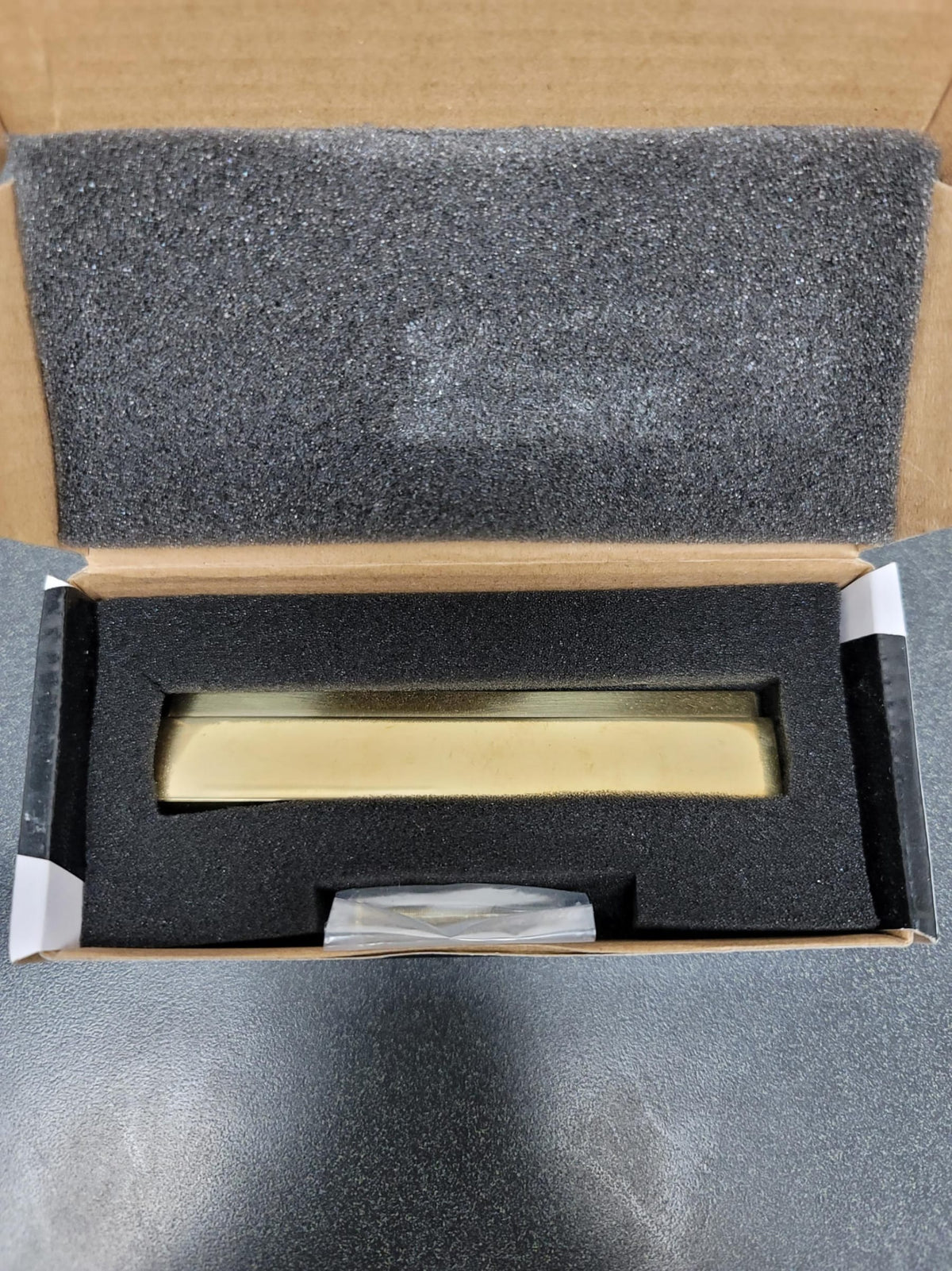 Alno A460-4-PB/NL Simplicity 4 Inch Center to Center Rectangular Cabinet Pull - Unlacquered Brass